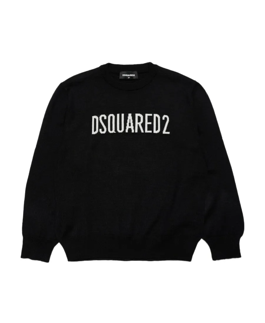 Logo-Print Crew-Neck Jumper