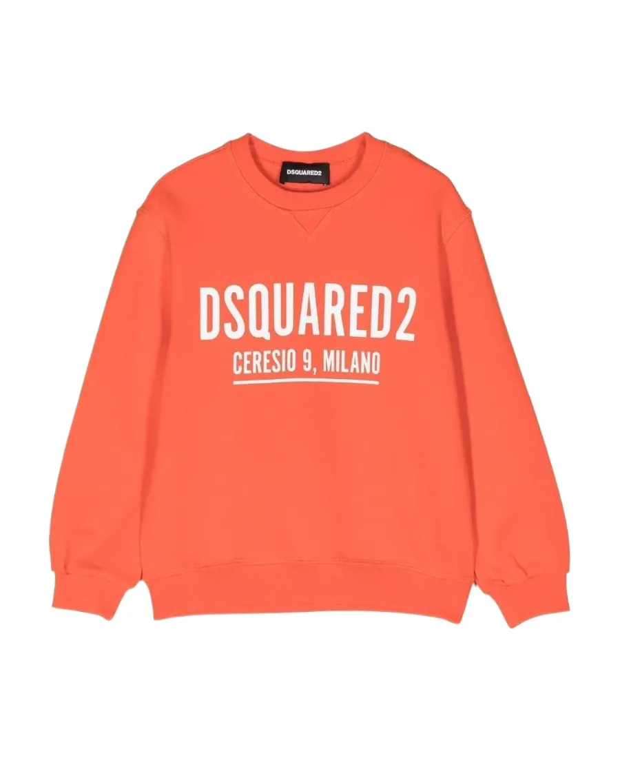Logo Printed Round Neck Sweater