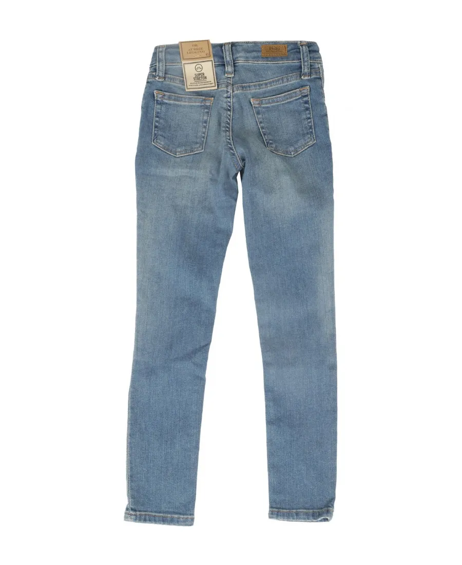 Ralph Lauren Kids Logo Patch Straight Leg Jeans
