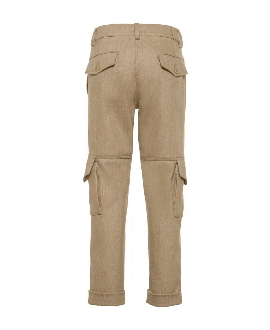 Belt-Loop Casual Pants