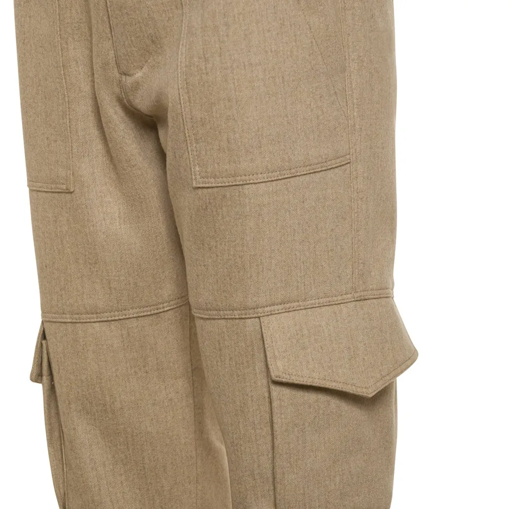 Belt-Loop Casual Pants