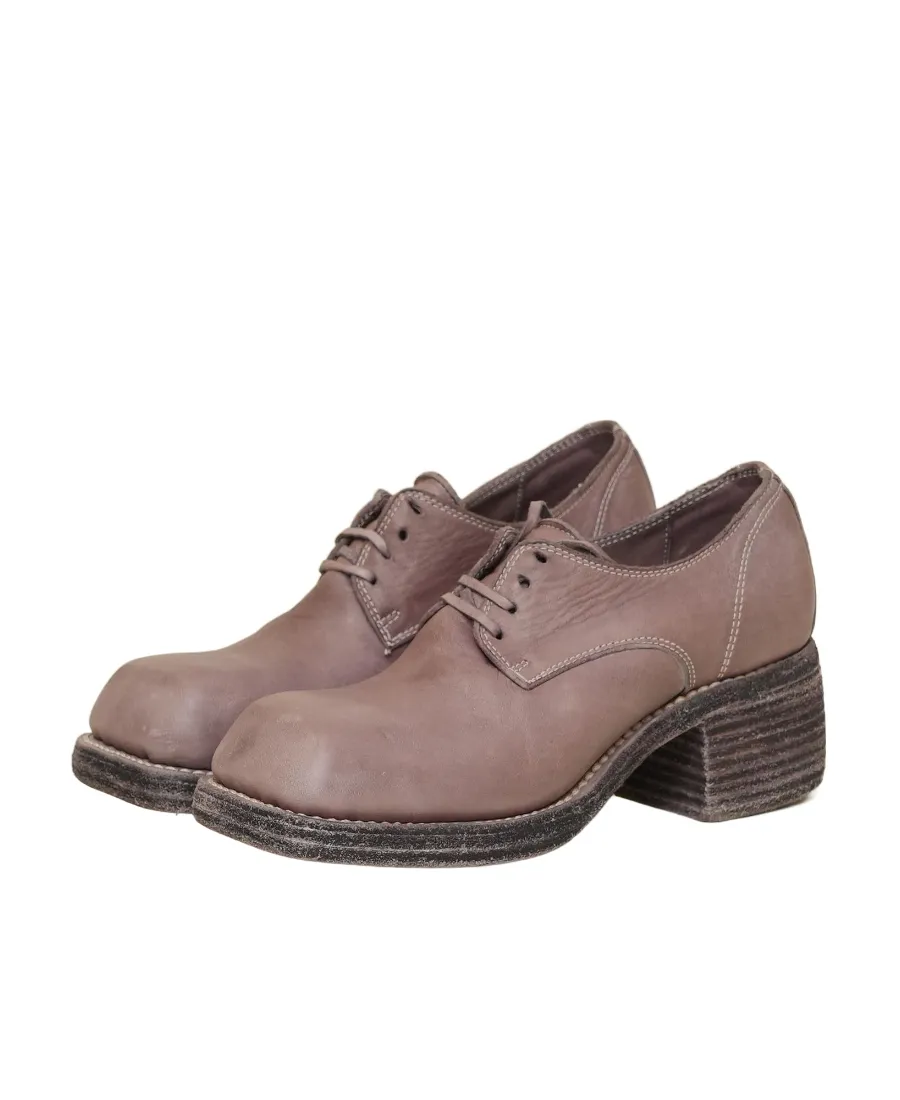Tie Business Dress Shoes With Thick Heels