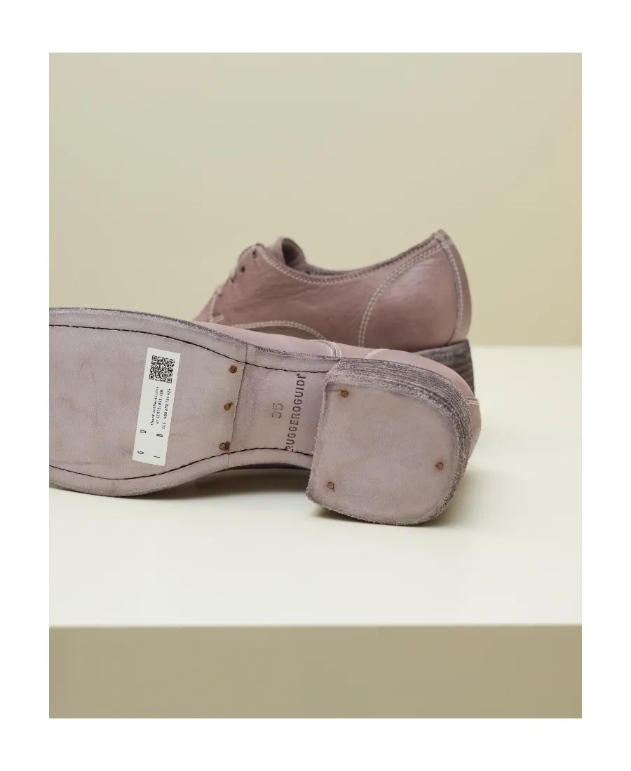 Tie Business Dress Shoes With Thick Heels