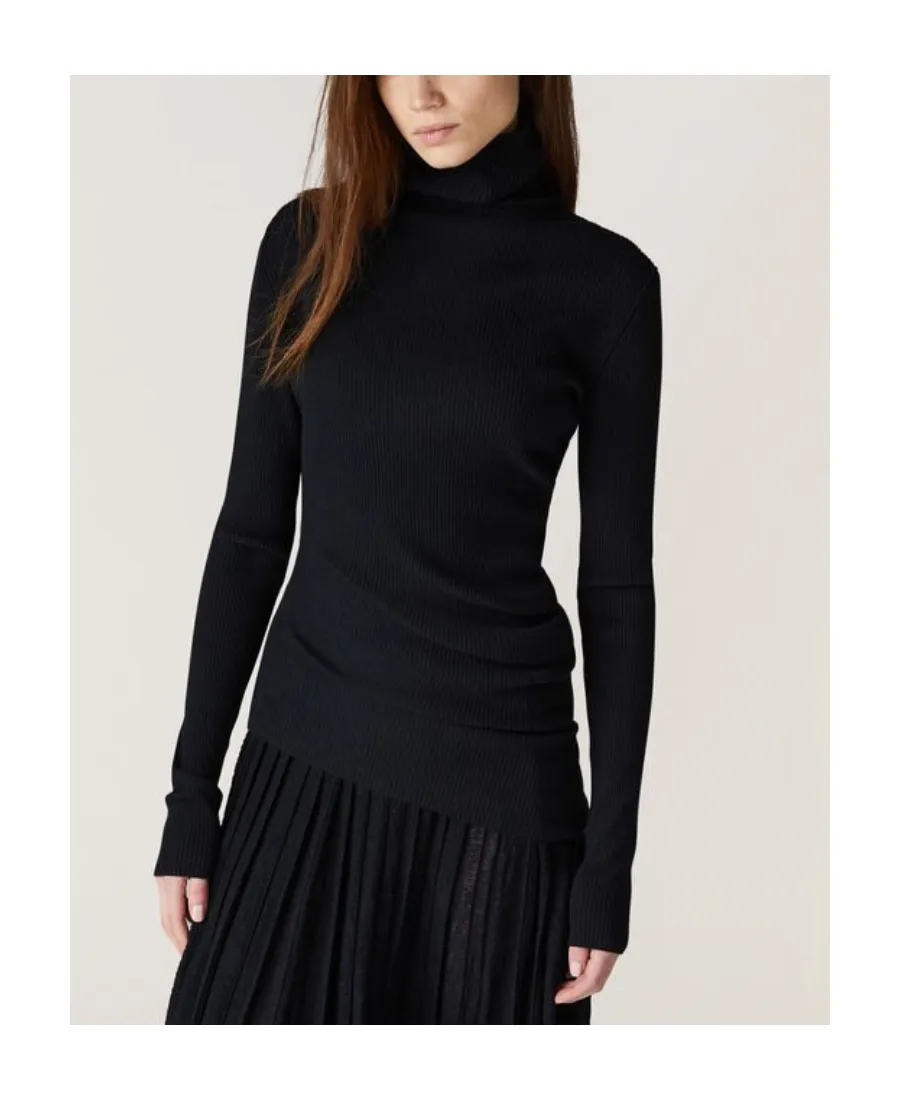 Long-Sleeved Turtleneck Sweater