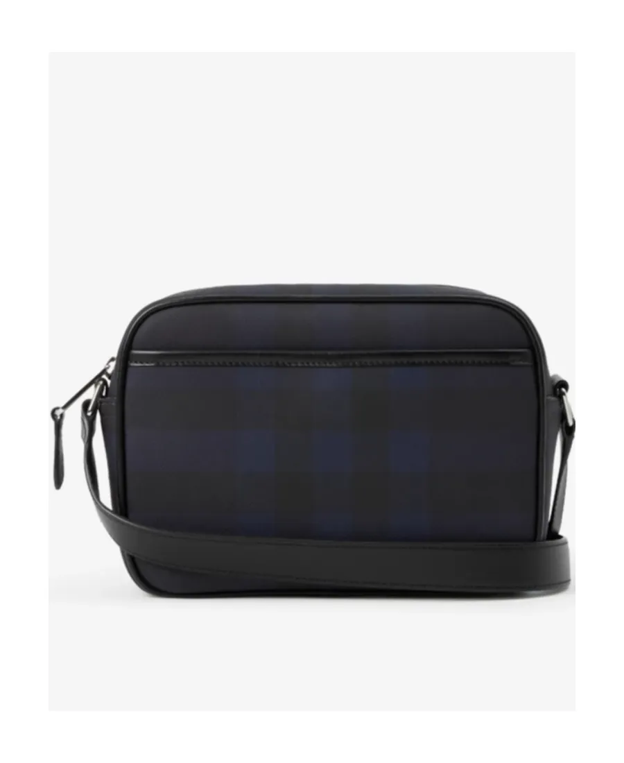 Burberry Paddy Logo Plaque Checked Messenger Bag
