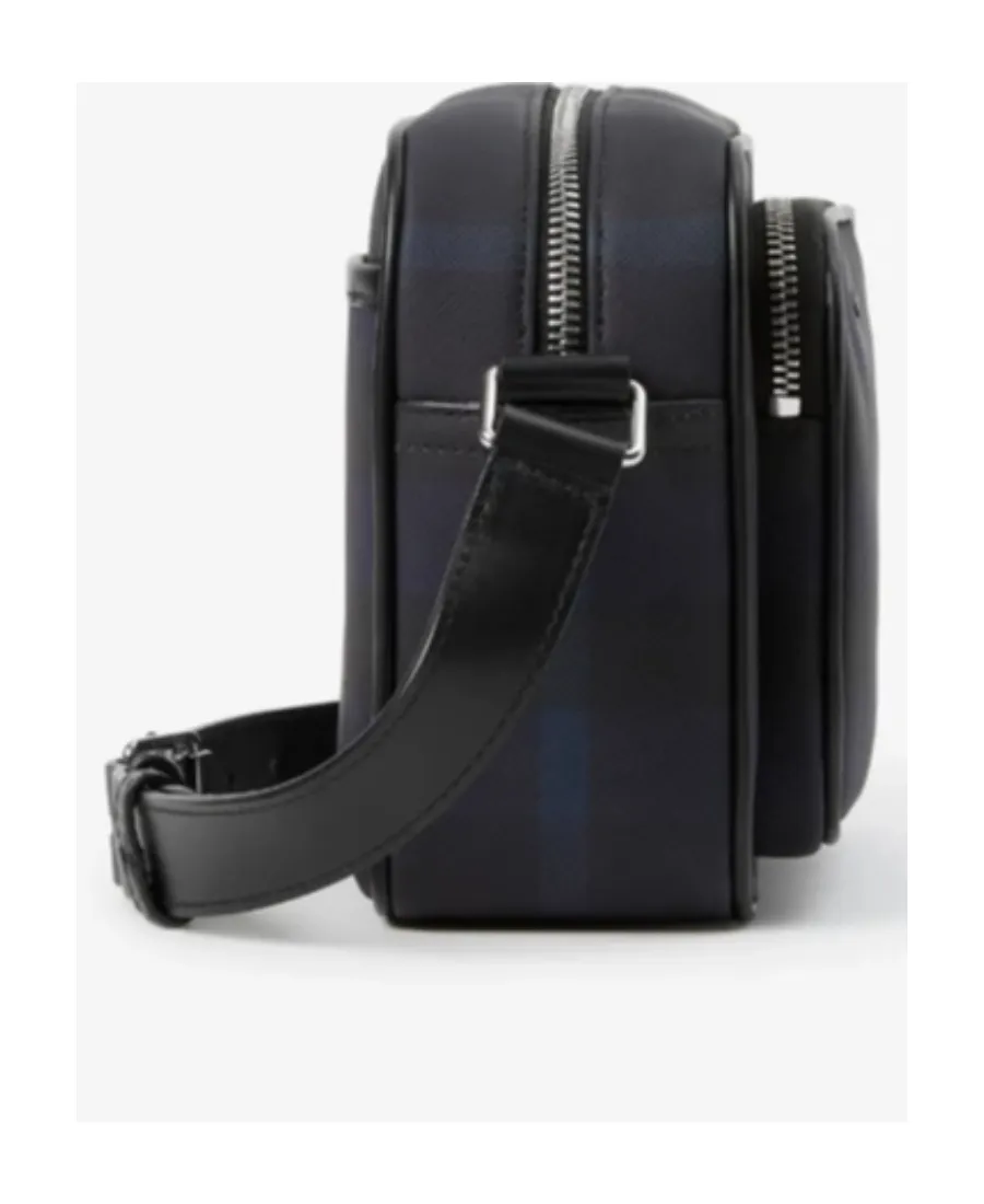 Burberry Paddy Logo Plaque Checked Messenger Bag