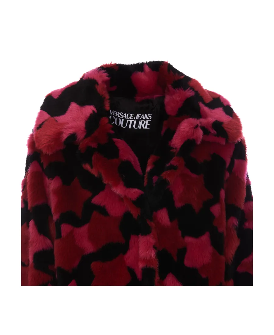 Star-Print Button-Up Coat