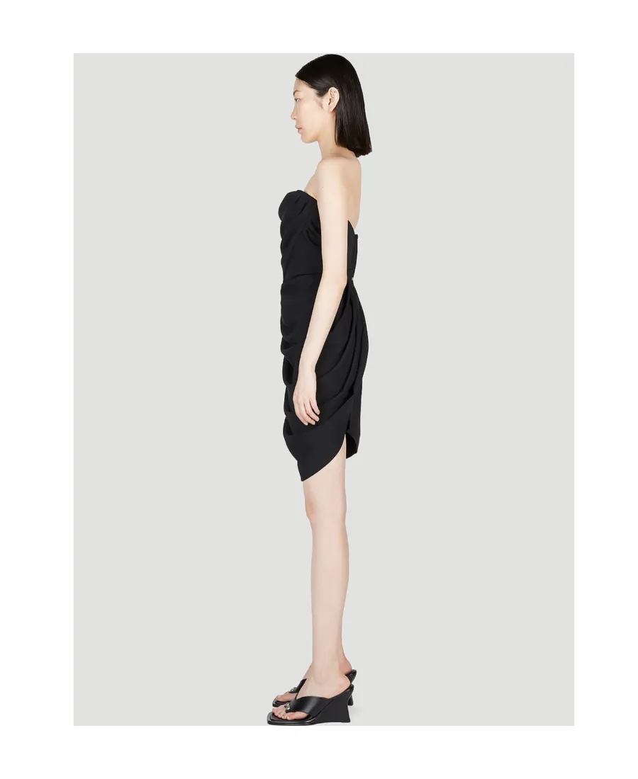 Vivienne Westwood Gathered-Detailed Strapless Mini Dress