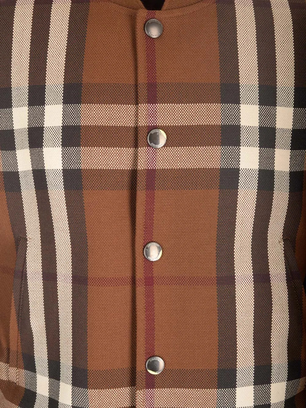 Checked Wool-Blend Bomber Jacket