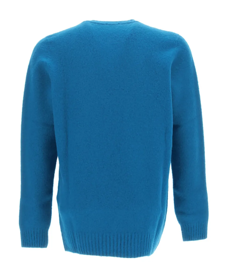 Brushed-Effect Crew-Neck Wool Jumper