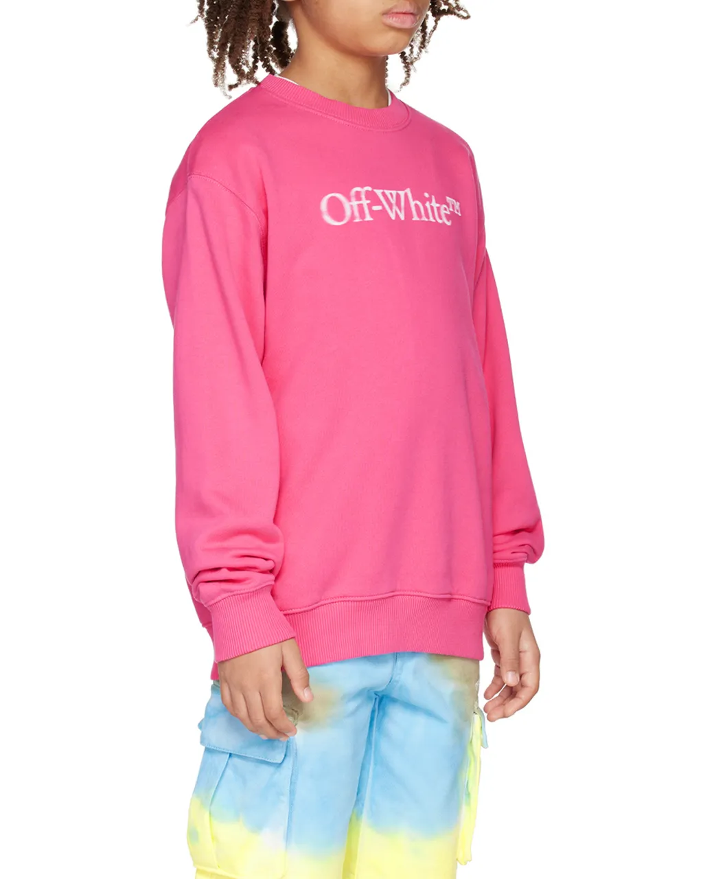 Off-White Kids Logo Printed Crewneck Sweatshirt