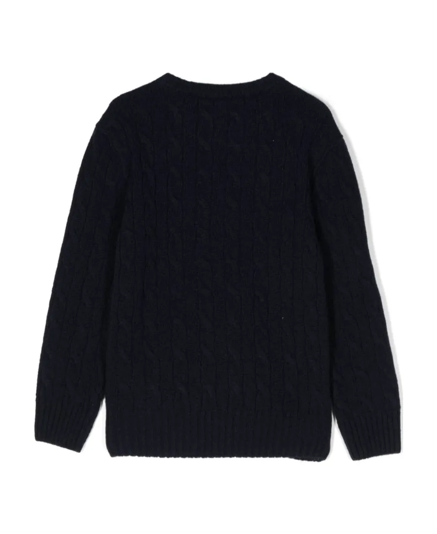 Ralph Lauren Kids Polo Pony Embroidered Crewneck Jumper