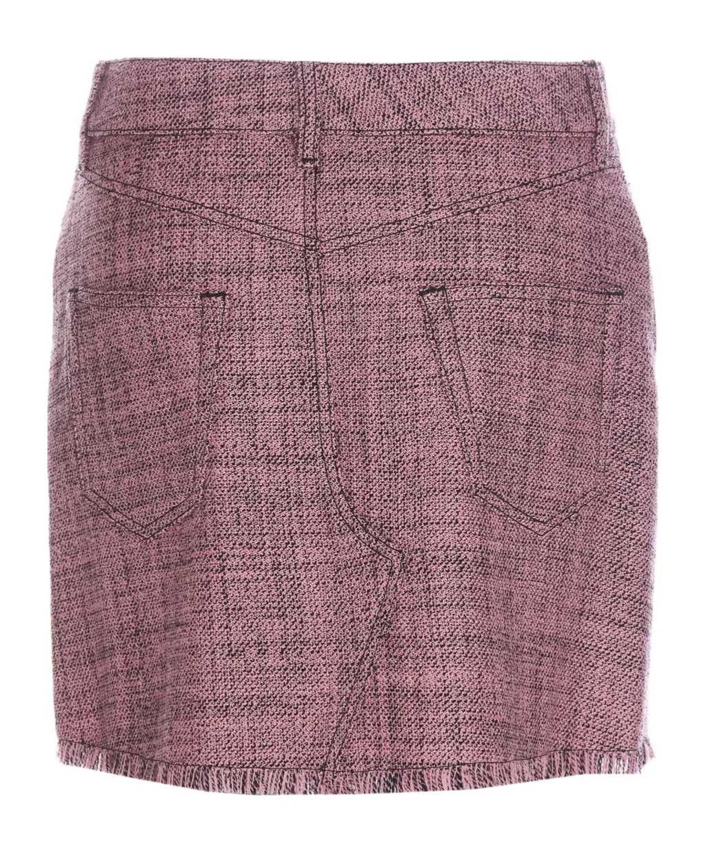 Stella Mccartney Mouline Fringed-Edge Mini Skirt