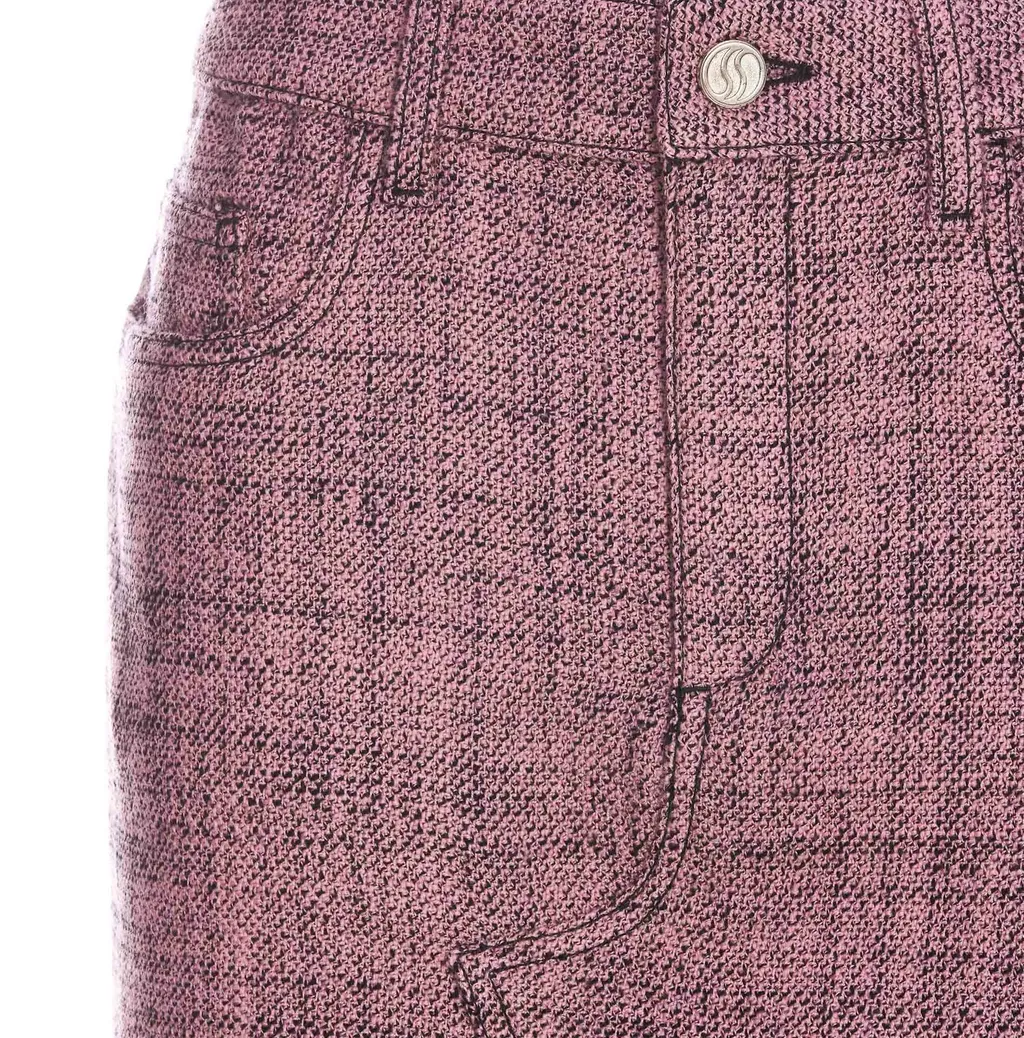 Stella Mccartney Mouline Fringed-Edge Mini Skirt