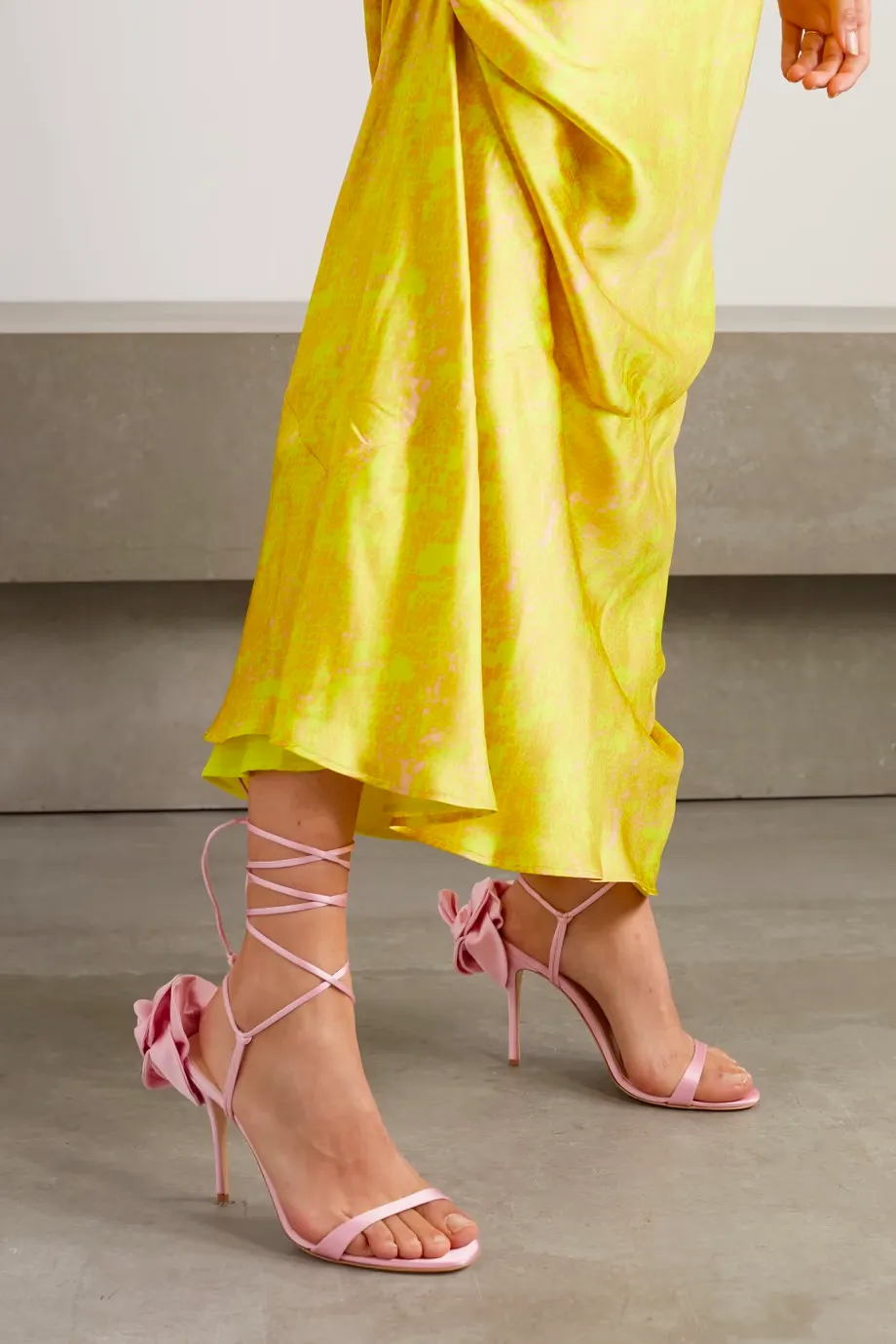 Strap-Up High-Heeled Sandals