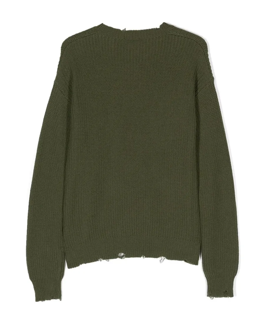 Dsquared2 Kids Distressed Crewenck Jumper