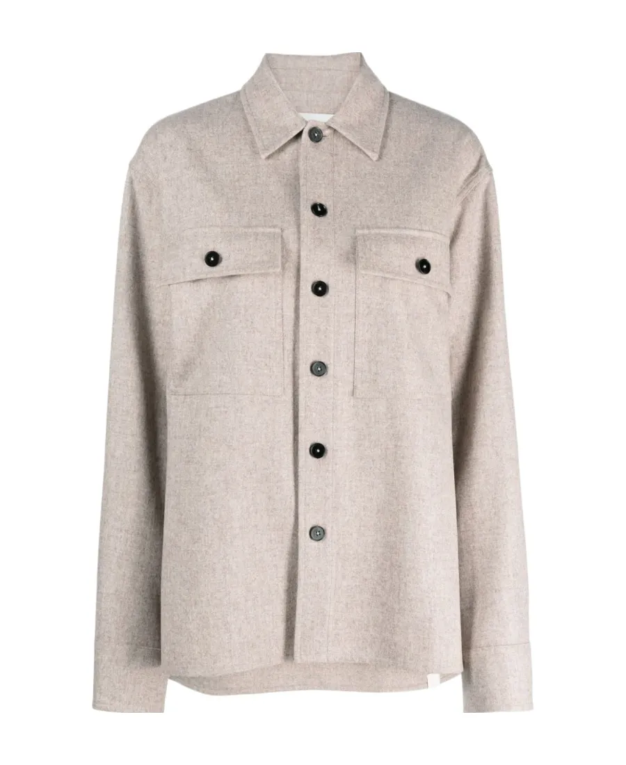 Jil Sander Pointed-Collar Buttoned Jacket