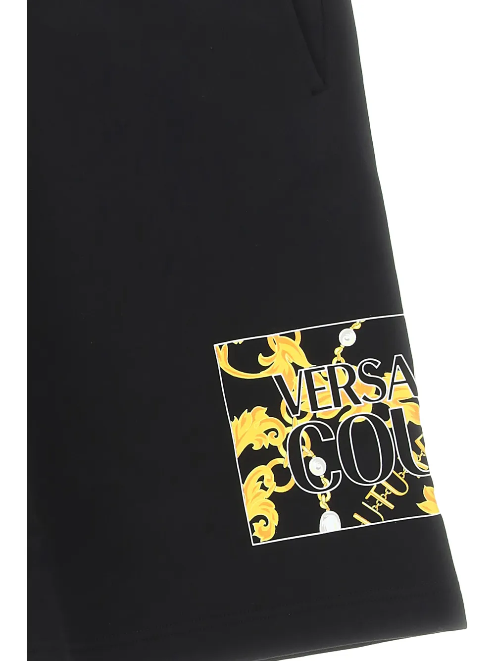 Versace Jeans Couture Logo-Printed Drawstring Track Shorts