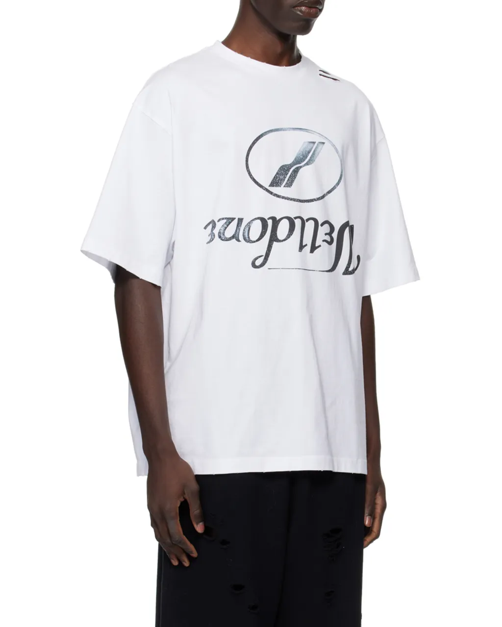 We11Done Logo-Printed Round Neck T-Shirt