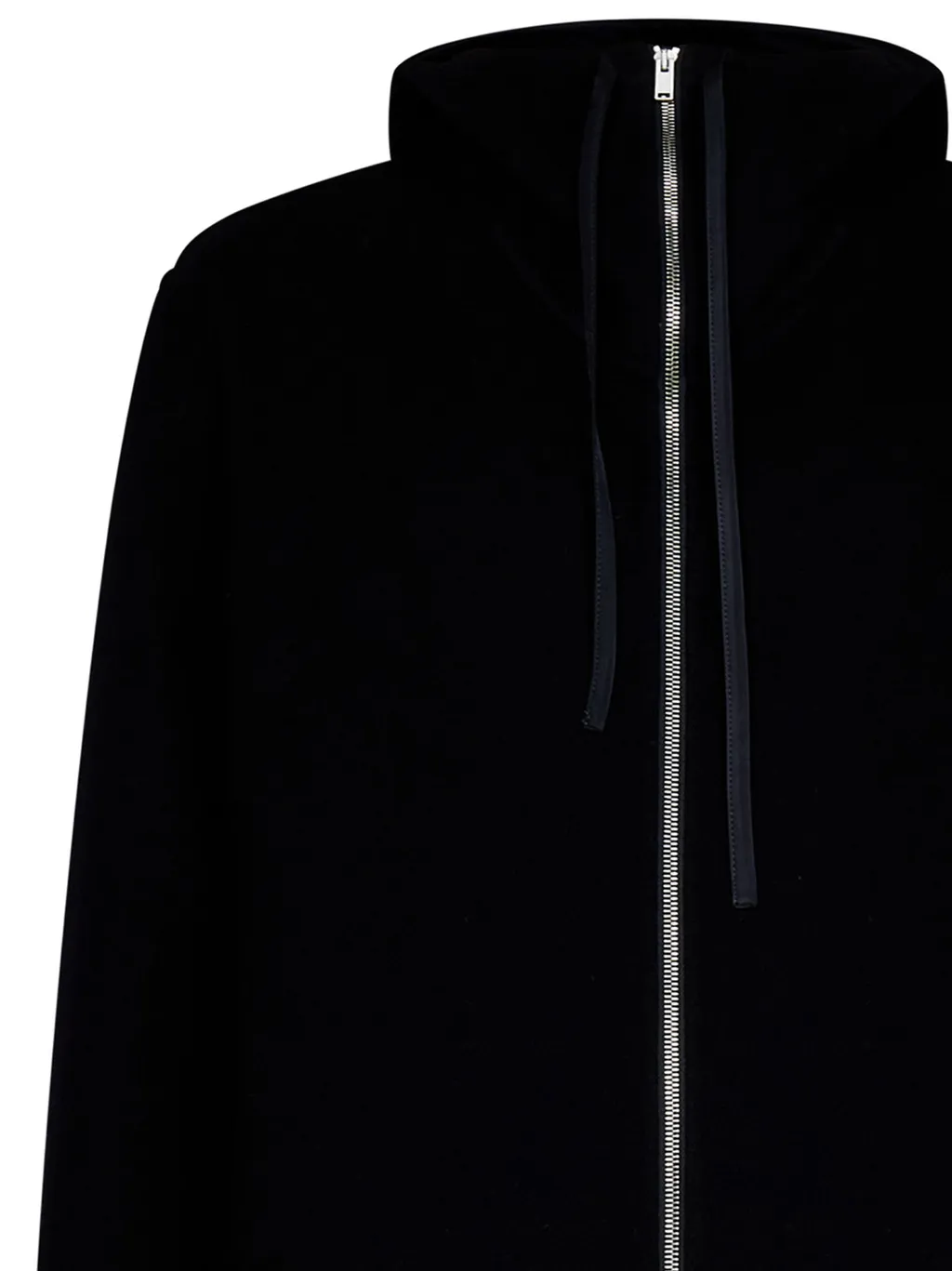 Jil Sander Zipped Hooded Jacket