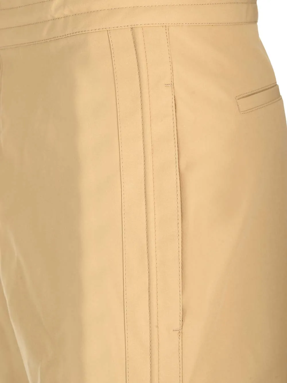 Straight-Leg Cotton Trousers