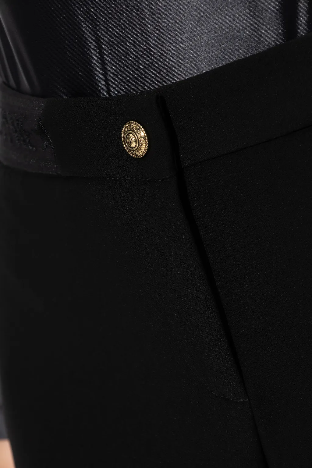 Logo-Detail Wide Leg Trousers