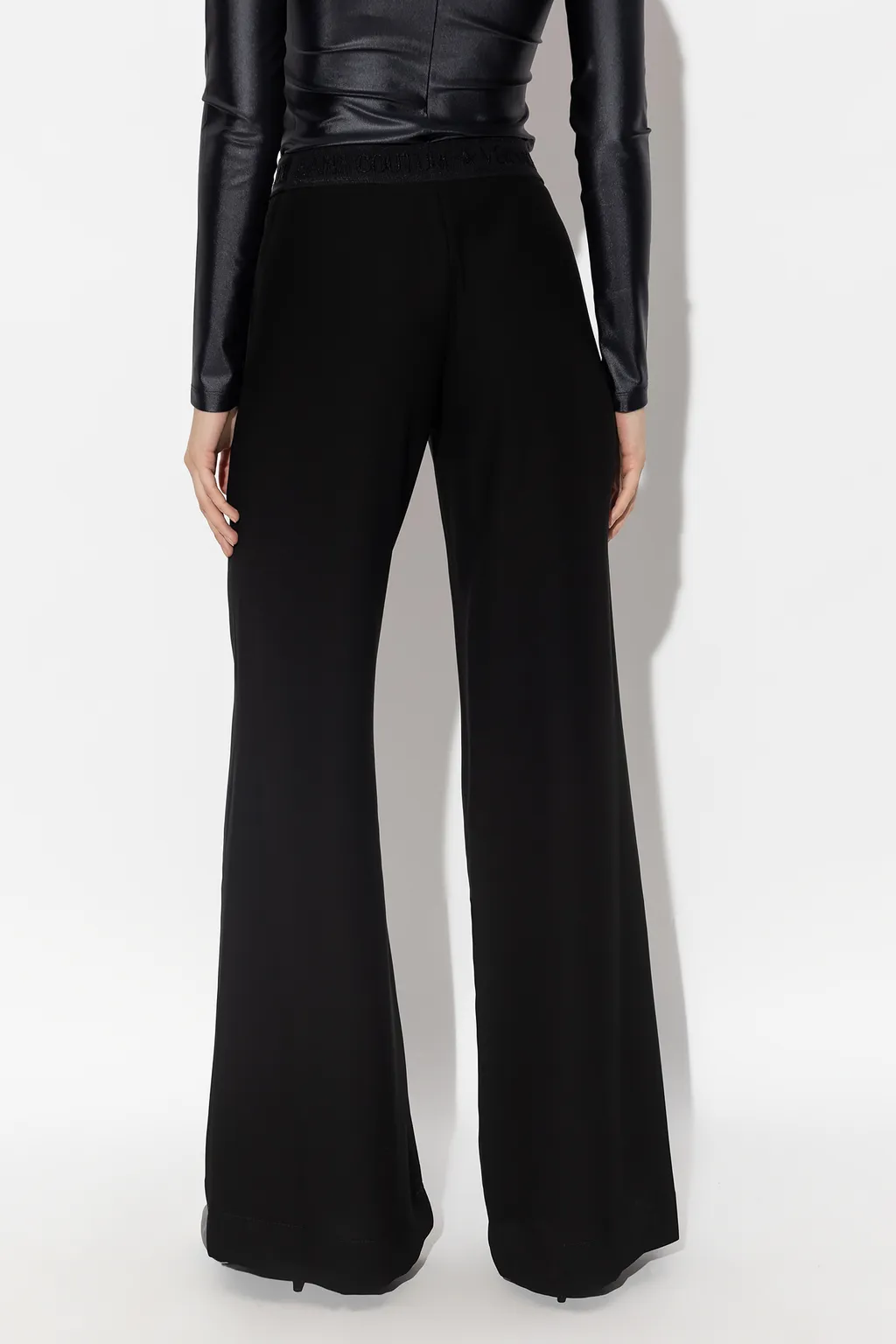 Logo-Detail Wide Leg Trousers
