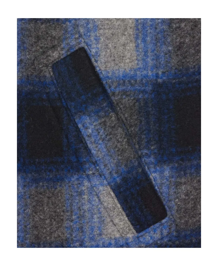Isabel Marant Plaid-Check Zipped Shearling Gilet