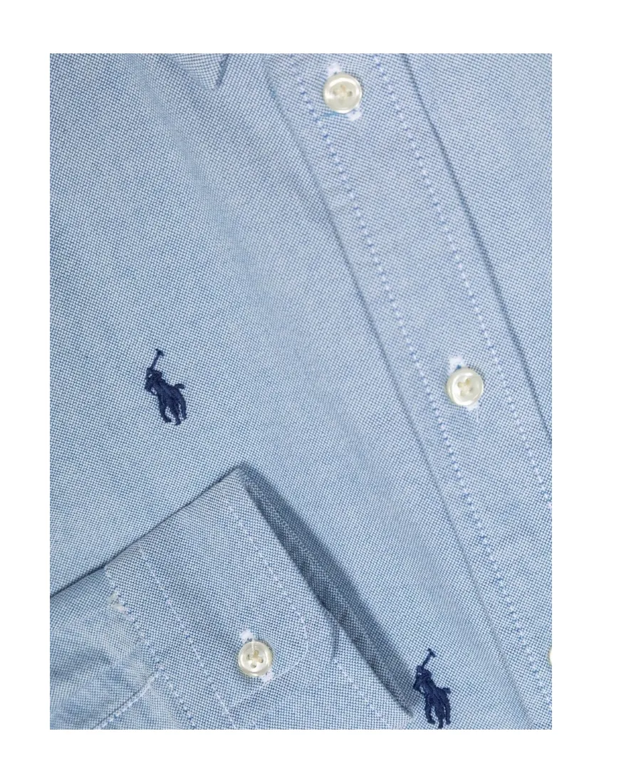 Polo Ralph Lauren Kids Pony Embroidered Curved Hem Shirt
