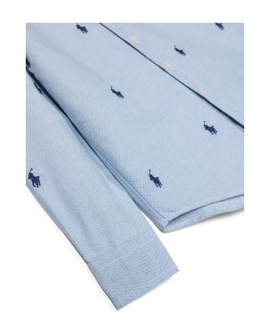 Polo Ralph Lauren Kids All-Over Logo-Embroidered Shirt