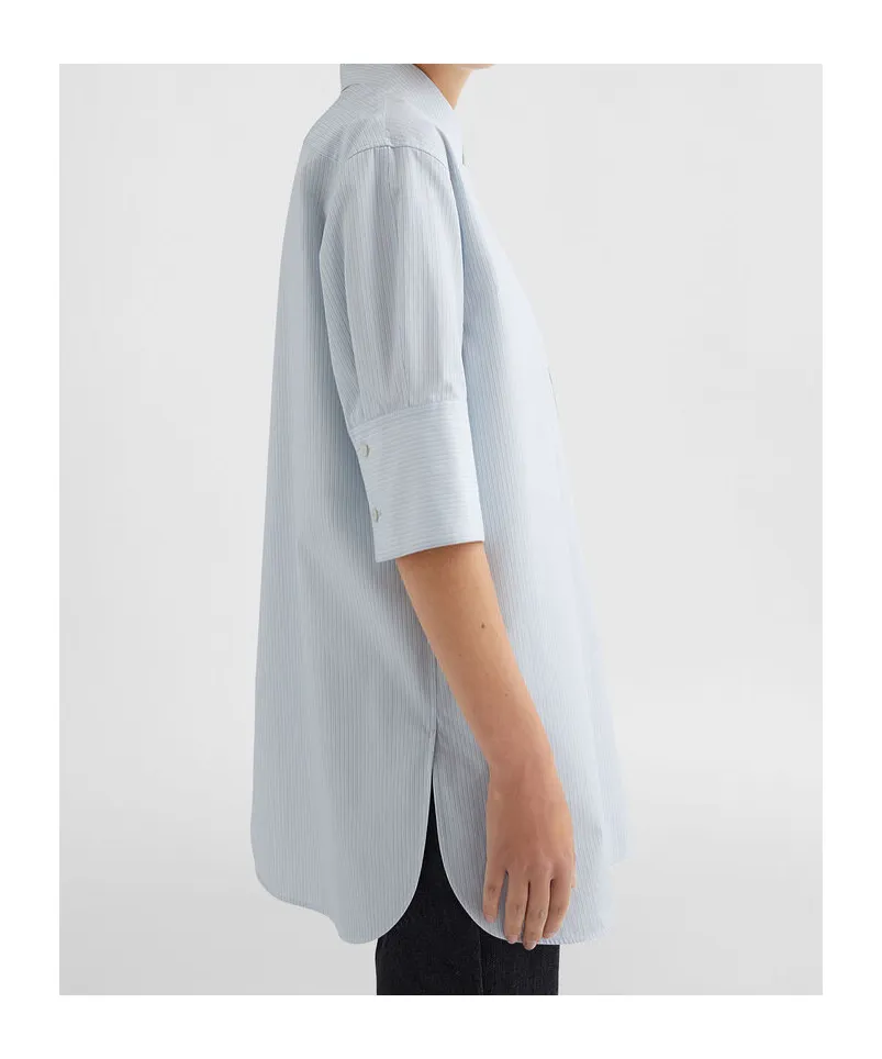 Jil Sander Half Sleeved Relaxed Fit Shirt