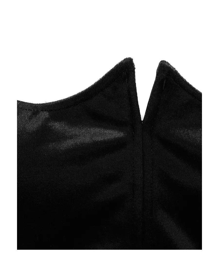 Suspender Long-Sleeved Blouse