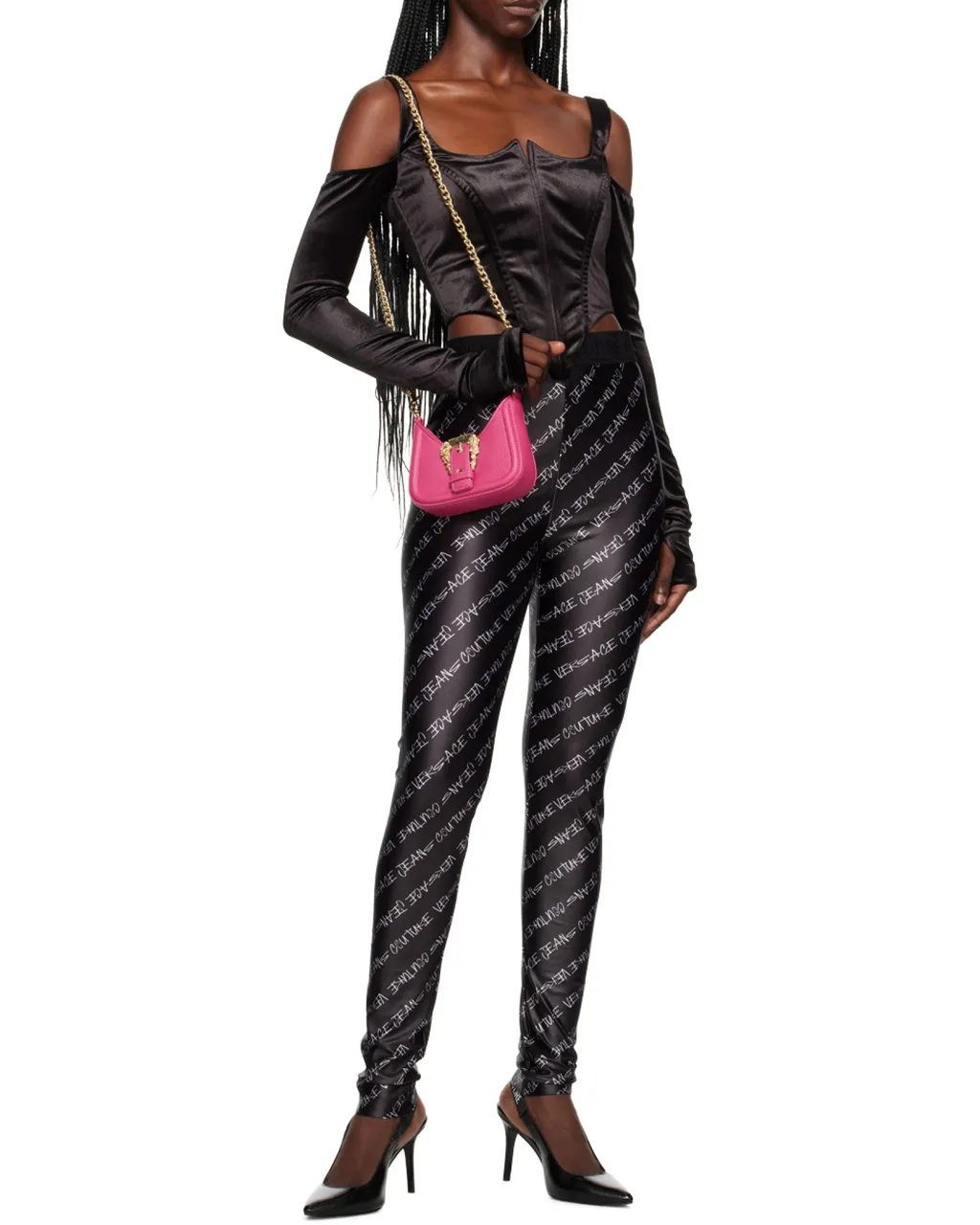 Suspender Long-Sleeved Blouse