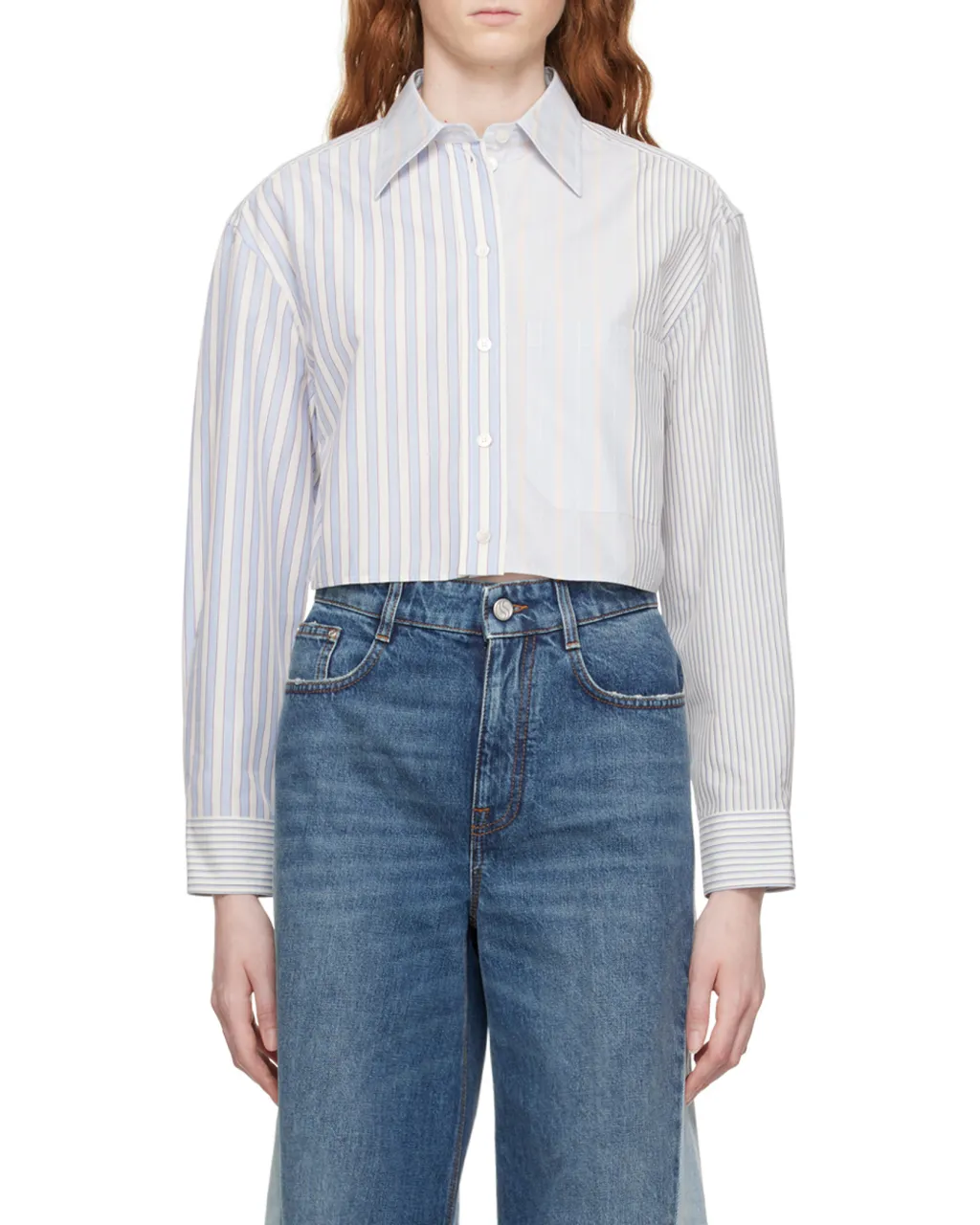 Long-Sleeved Striped Shirt