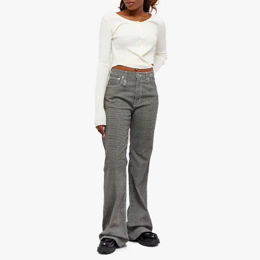 Plaid Jeans