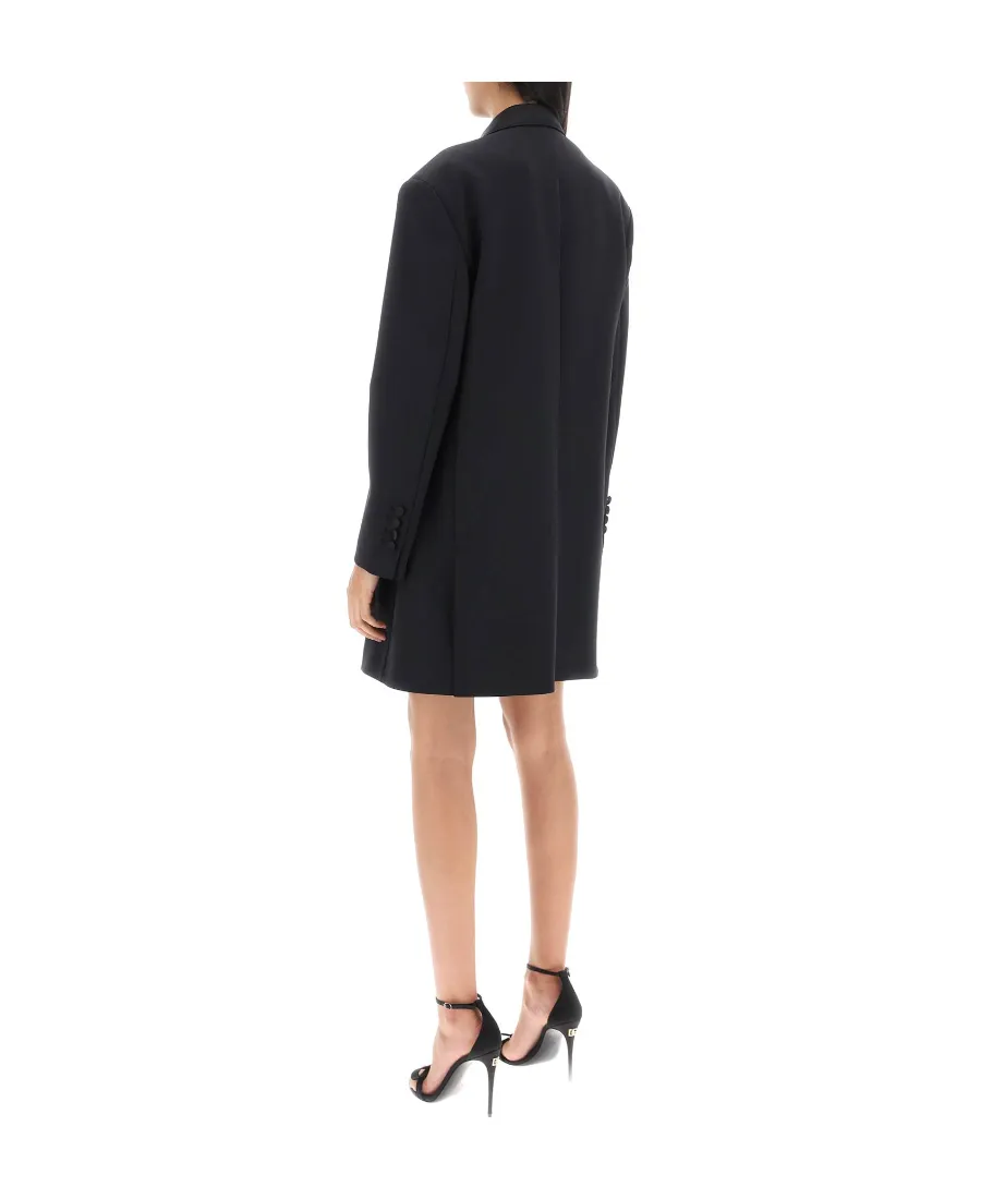 Dolce & Gabbana Floral Patch Straight Hem Blazer