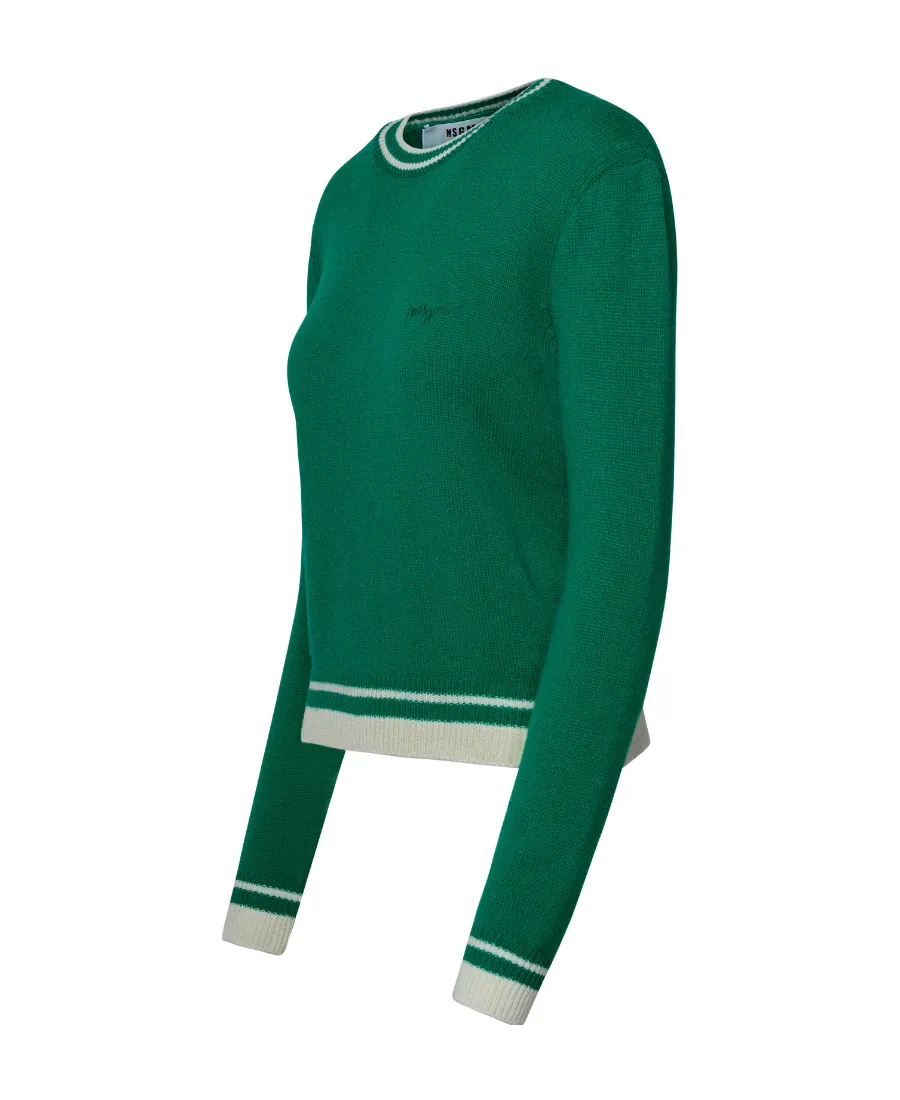 Round Neck Long-Sleeved Sweater