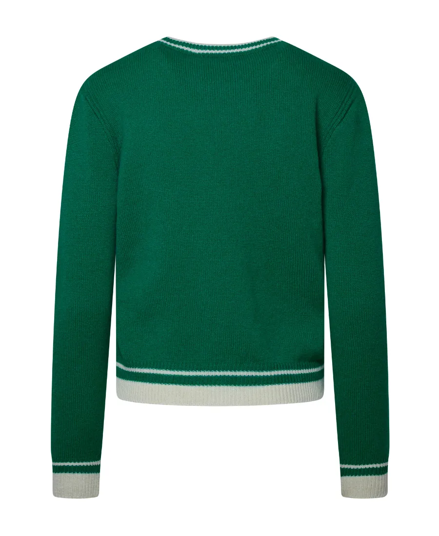 Round Neck Long-Sleeved Sweater
