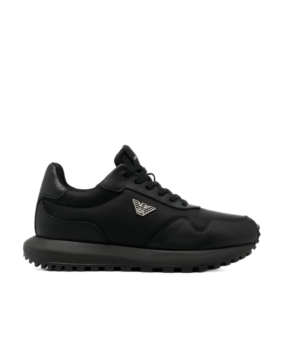 Emporio Armani Sustainability Low-Top Sneakers
