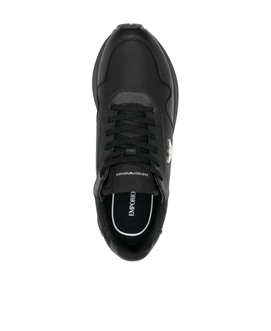 Emporio Armani Sustainability Low-Top Sneakers