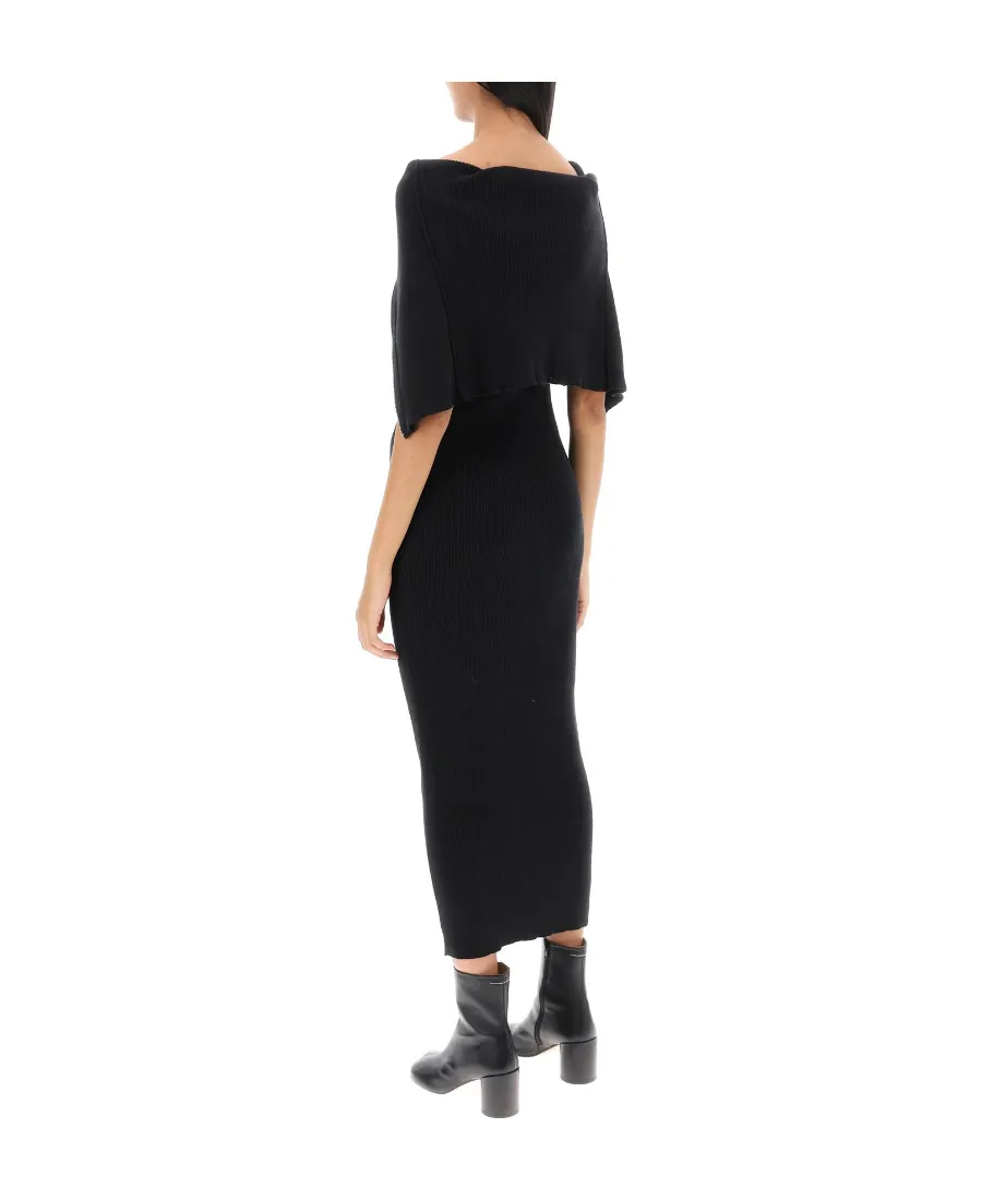 Mm6 Maison Margiela Zip-Up Knitted Dress