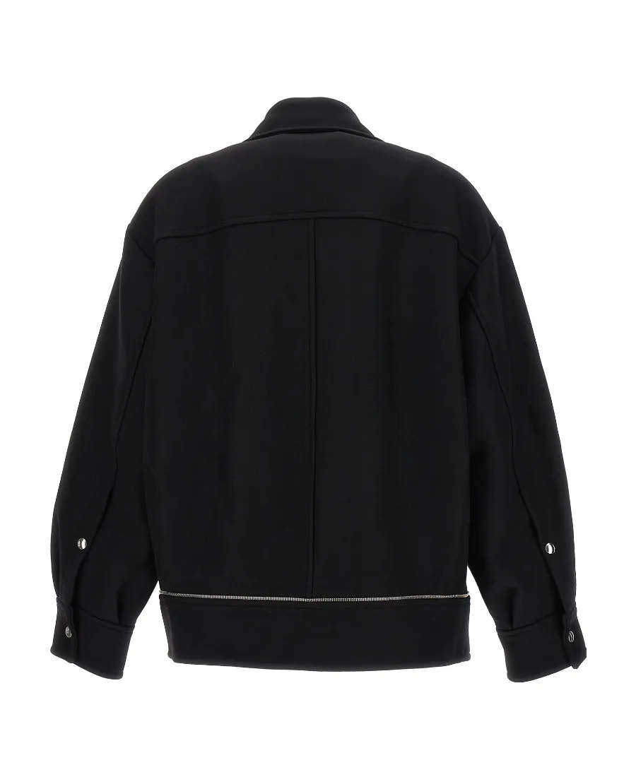 Long-Sleeved Zipper Jacket