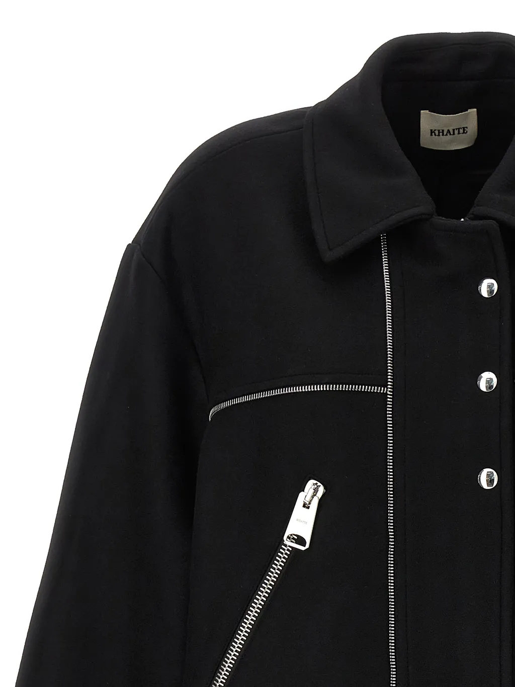 Long-Sleeved Zipper Jacket
