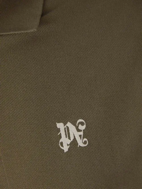 Palm Angels Long-Sleeved Button-Up Shirt
