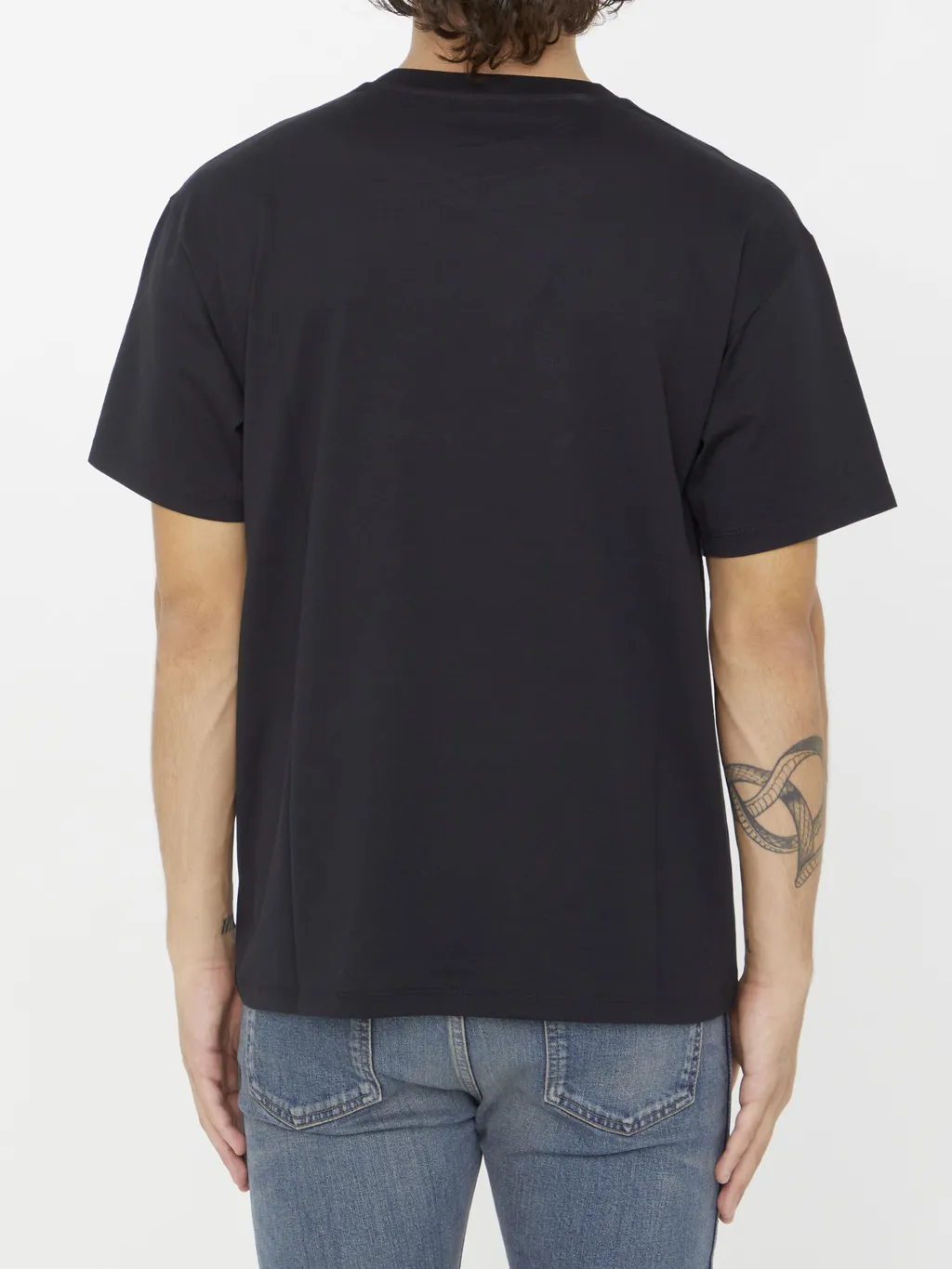 Celine Loose Embroidered T-Shirt In Cotton Jersey