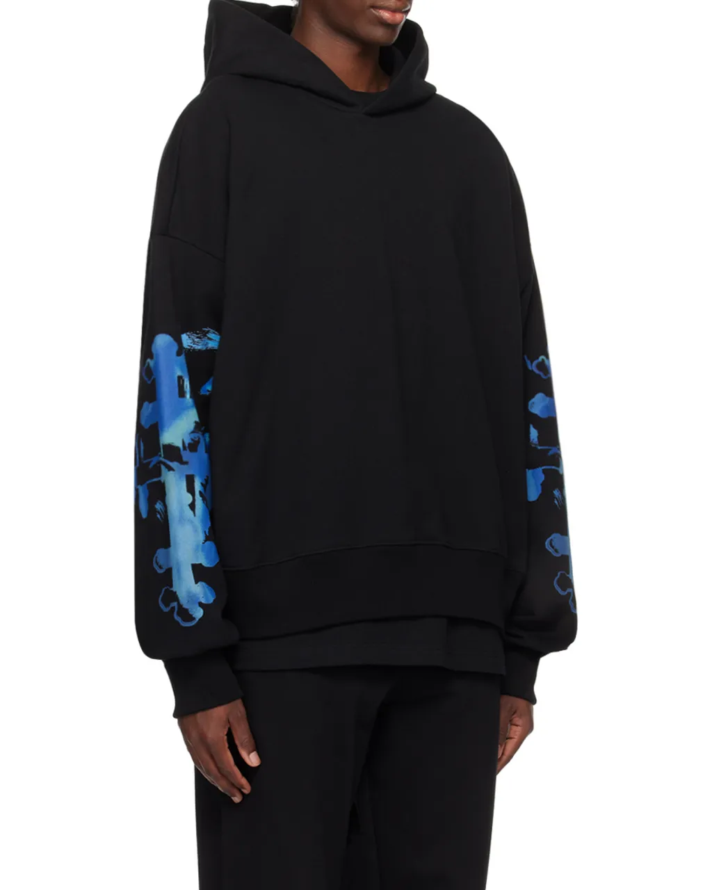 Graphic-Print Cotton Hoodie