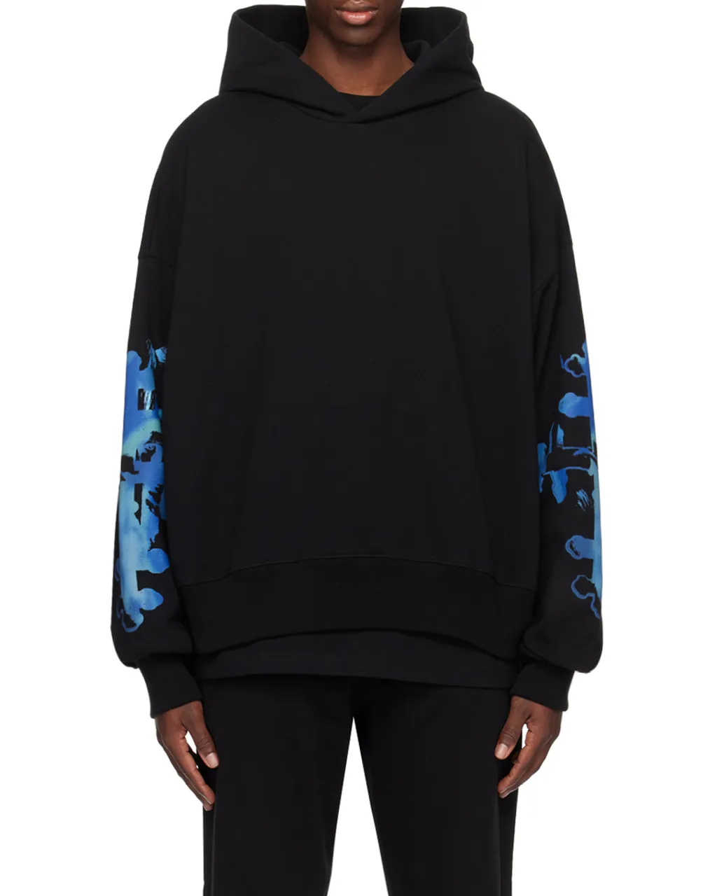 Graphic-Print Cotton Hoodie