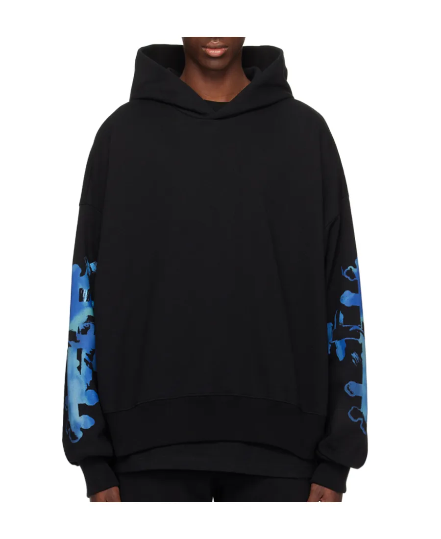Graphic-Print Cotton Hoodie