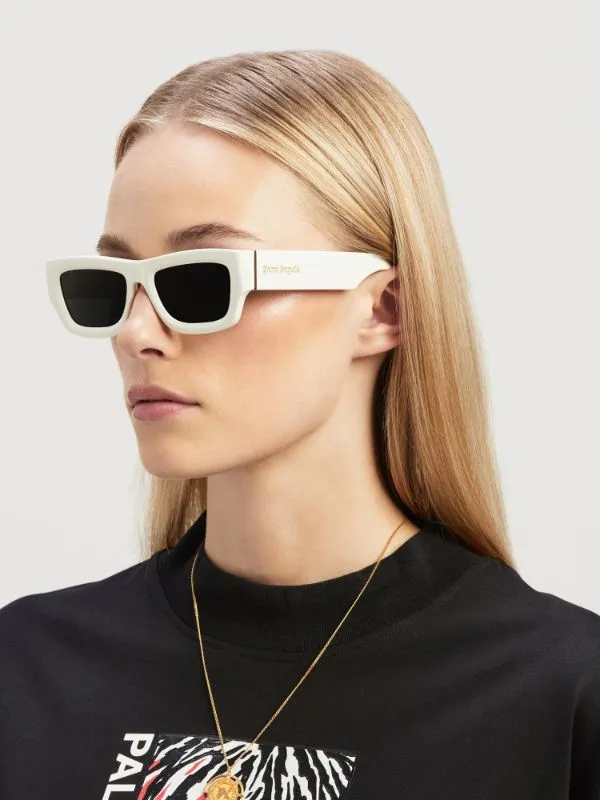 Palm Angels Eyewear Auberry Rectangle-Frame Sunglasses