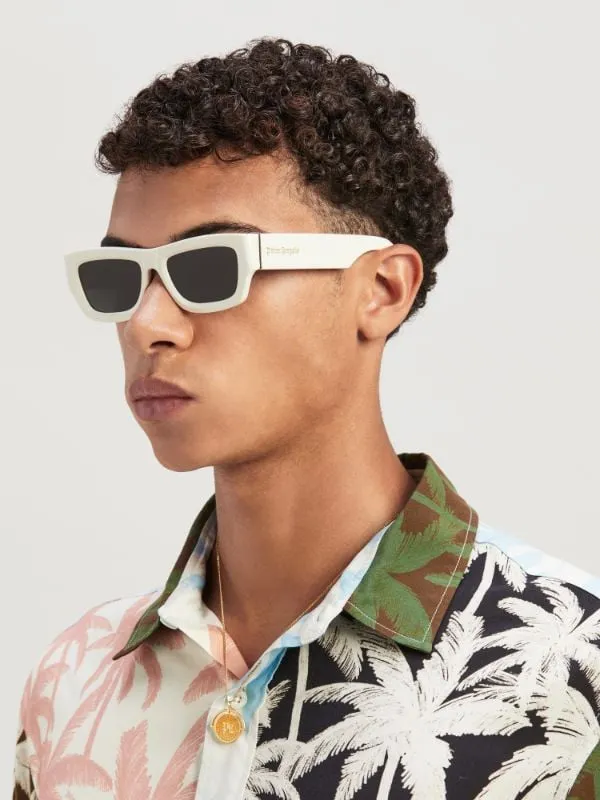 Palm Angels Eyewear Auberry Rectangle-Frame Sunglasses